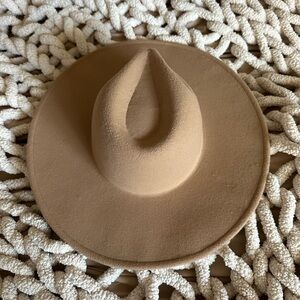 San Diego Hat Company Felt Fedora in Camel Brown